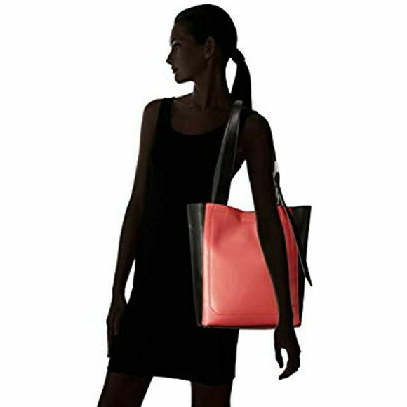 Calvin Klein Karsyn Leather Tote - Picture 1 of 5